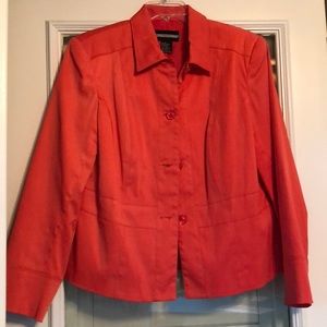 Women’s coral jacket size 16